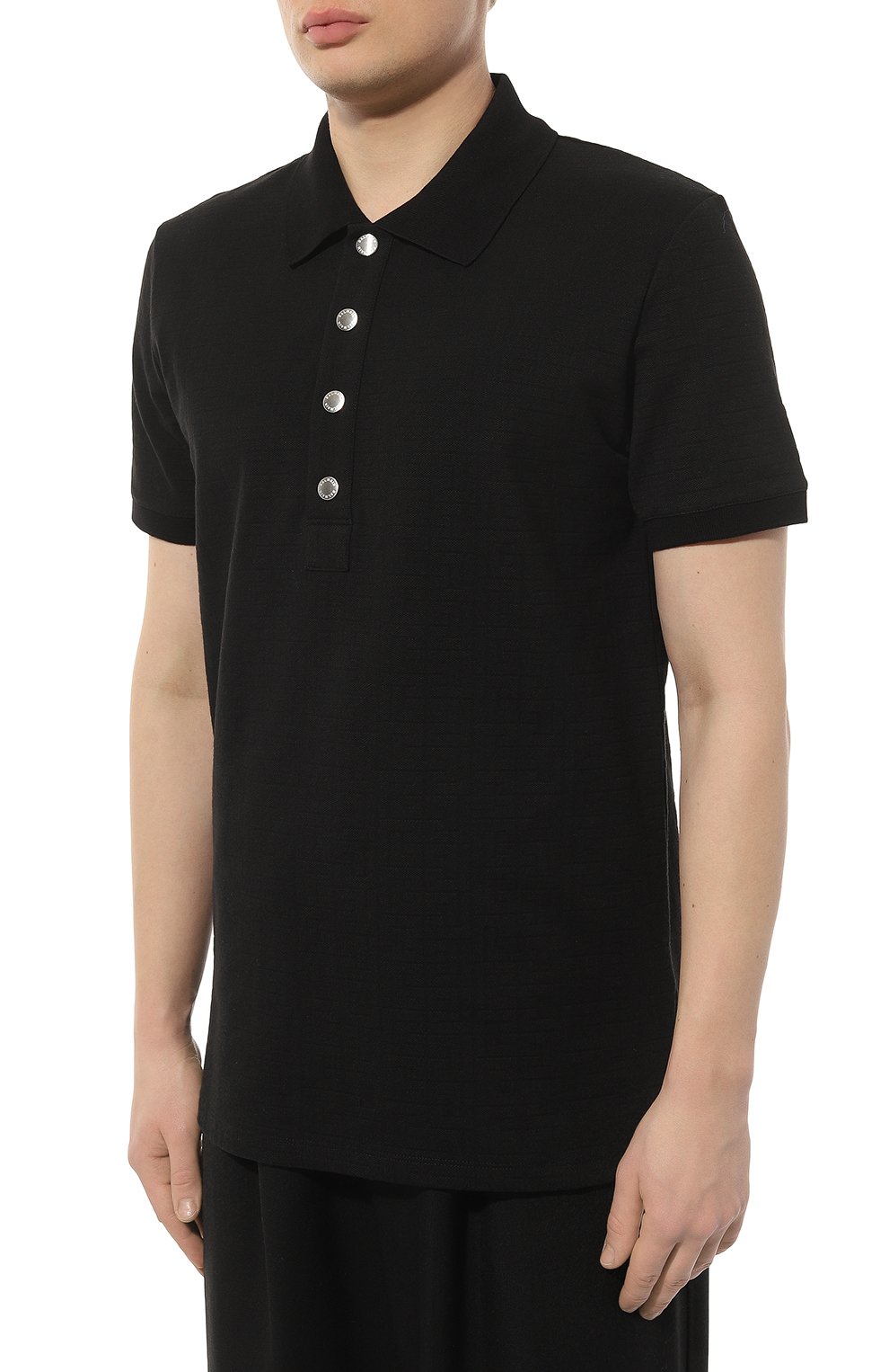 Хлопковое поло BALMAIN, арт. CH1GB000/JB82, фото 3