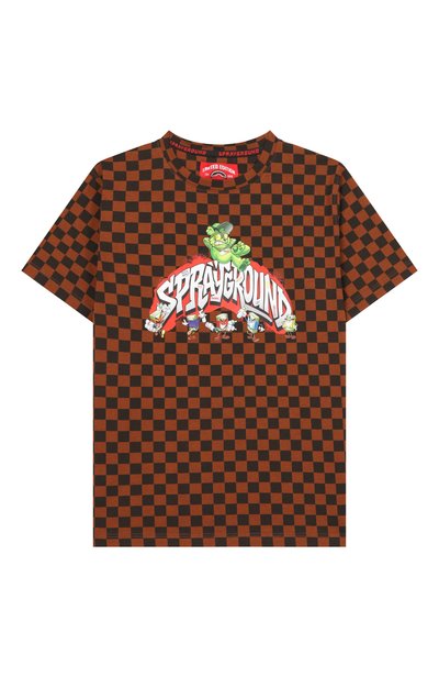 Хлопковая футболка SPRAYGROUND, арт. SPY1530/SPRAYGR0UND CHARACTERS REGULAR T-SHIRT
