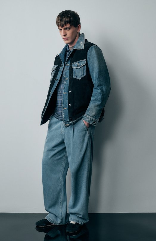 Джинсы Dries Van Noten 020923-2381-514 Голубой  020923-2381-514 Фото 6