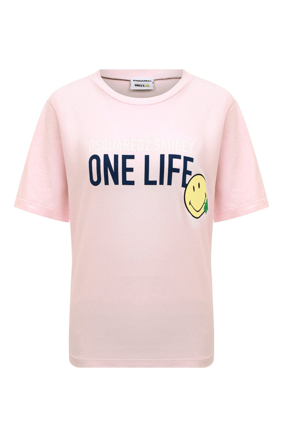 Хлопковая футболка dsquared2 x smiley DSQUARED2, арт. S73GC0270/S24307, фото 1