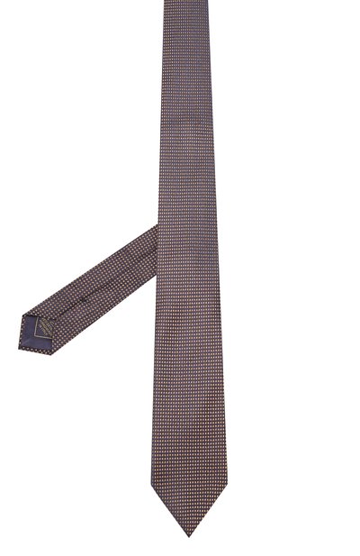 Шелковый галстук BRIONI коричневого цвета по цене 24400 руб., арт. 062I00/08440, фото 2 Шелковый галстук BRIONI, арт. 062I00/08440, фото 2