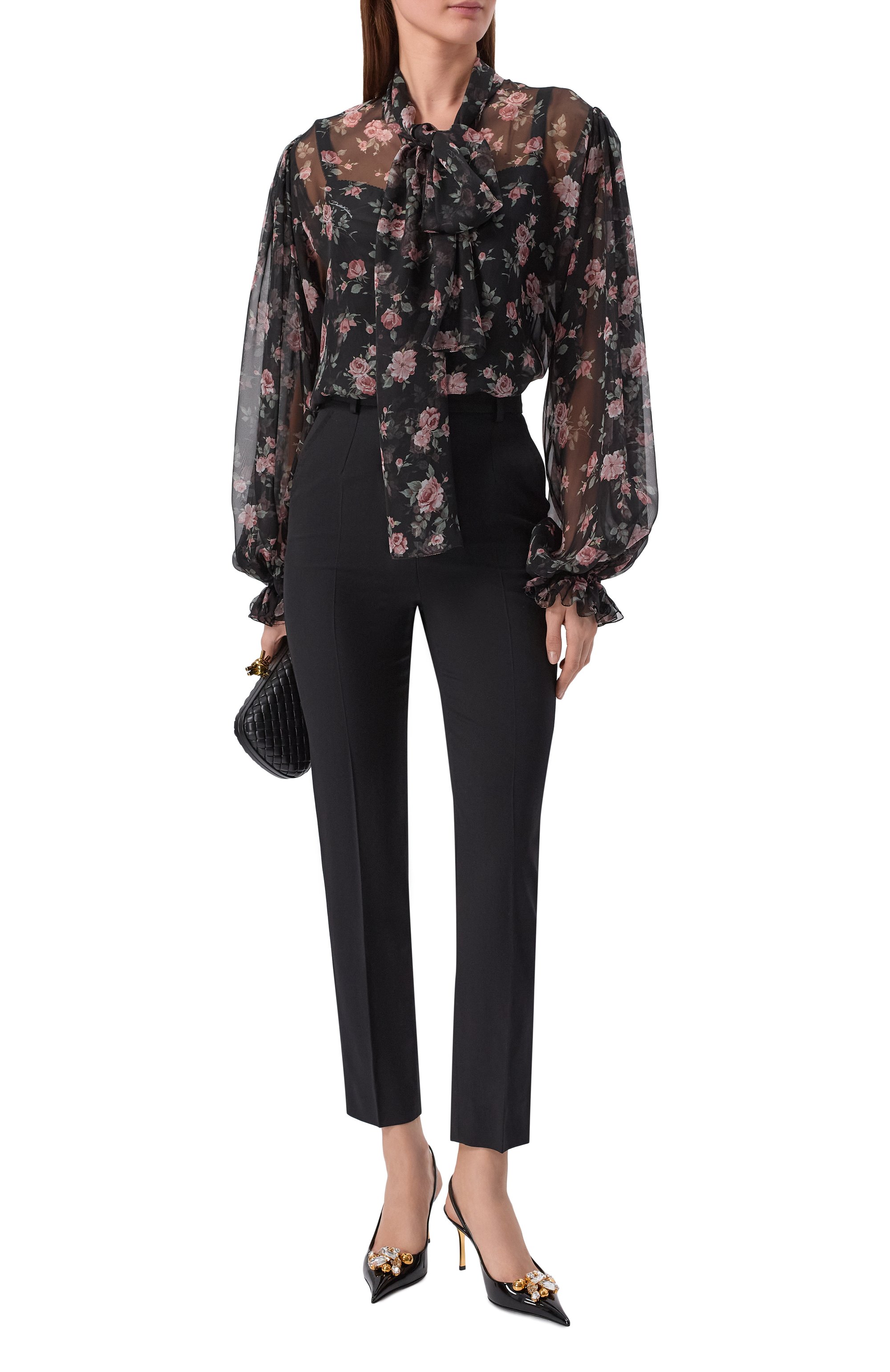 Шерстяные брюки DOLCE & GABBANA, арт. FTAM2T/GDDPS, фото 2