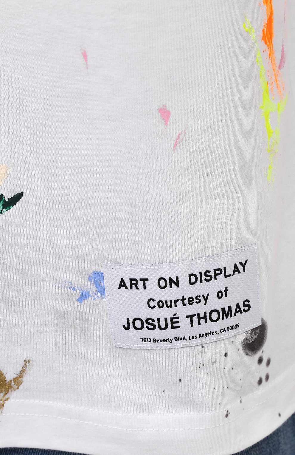 Хлопковая футболка lanvin x gallery dept  LANVIN, арт. RU-TS0005-J092-E21, фото 5