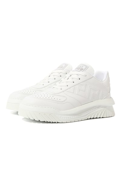 Мужские кожаные кроссовки greca odissea VERSACE, арт. 1008124/1A05873