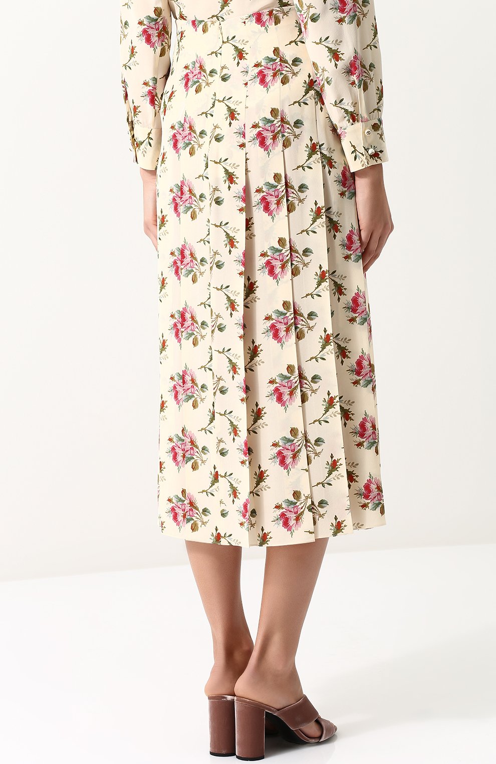 Шелковая юбка GUCCI, арт. 409370/ZKX21, фото 4