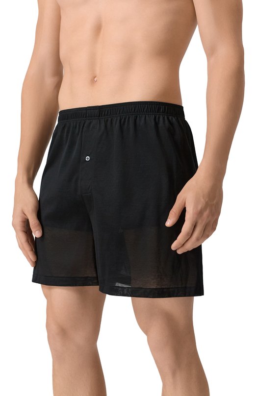Хлопковые боксеры Zimmerli 252-846 Чёрный  252-846 Фото 2