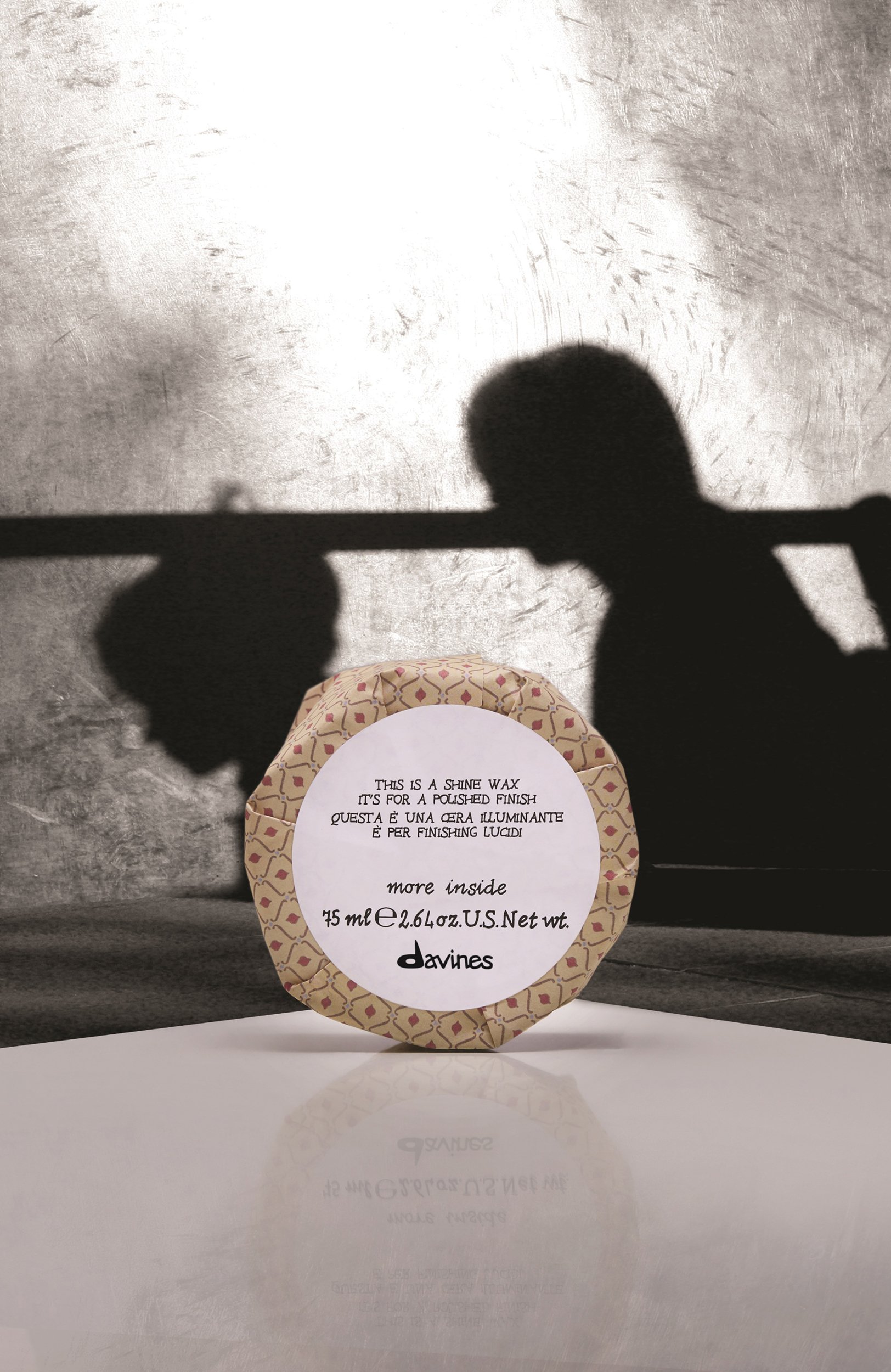 Воск блеск more inside для глянцевого финиша (75ml) DAVINES бесцветного цвета по цене 4140 руб., арт. 87055, фото 2 Воск блеск more inside для глянцевого финиша (75ml) DAVINES, арт. 87055, фото 2