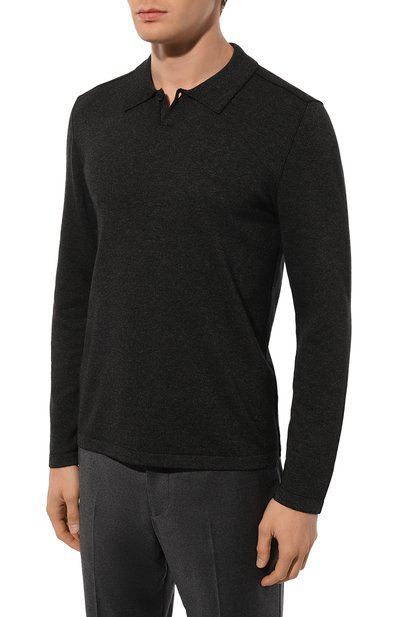 Поло из вискозы и шерсти TRANSIT, арт. CFUTRY13483, фото 3