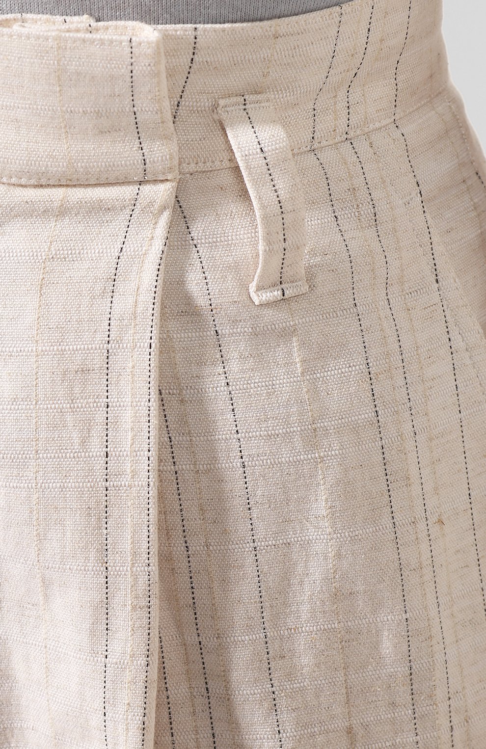Брюки из смеси хлопка и льна BRUNELLO CUCINELLI, арт. MH145P7179, фото 5