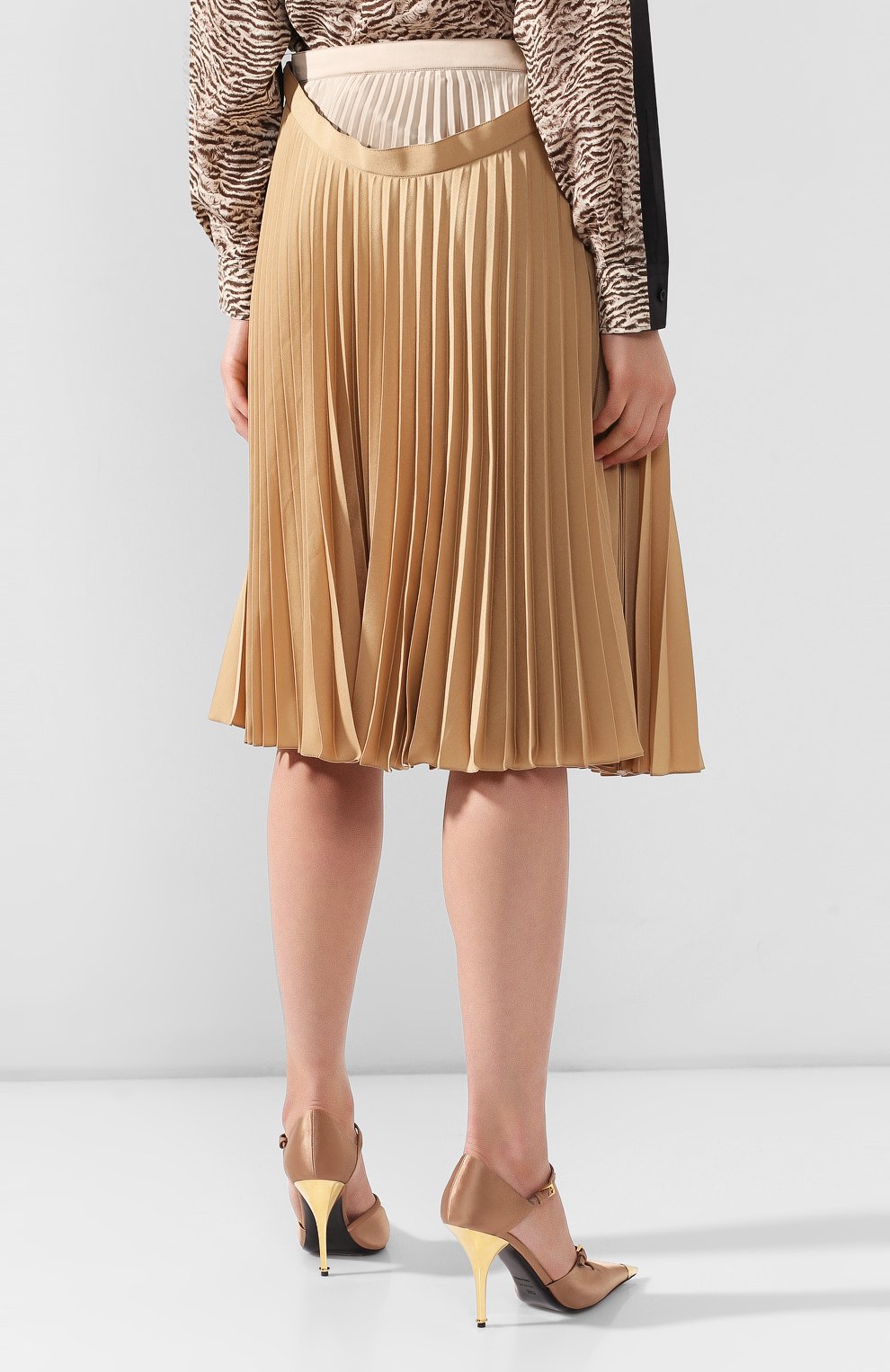 Плиссированная юбка BURBERRY, арт. 4560875, фото 4