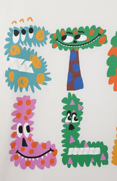 Хлопковая футболка STELLA MCCARTNEY, арт. TT8S11, фото 3