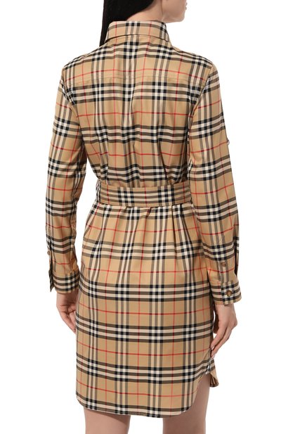 Хлопковое платье BURBERRY, арт. 8063498, фото 4