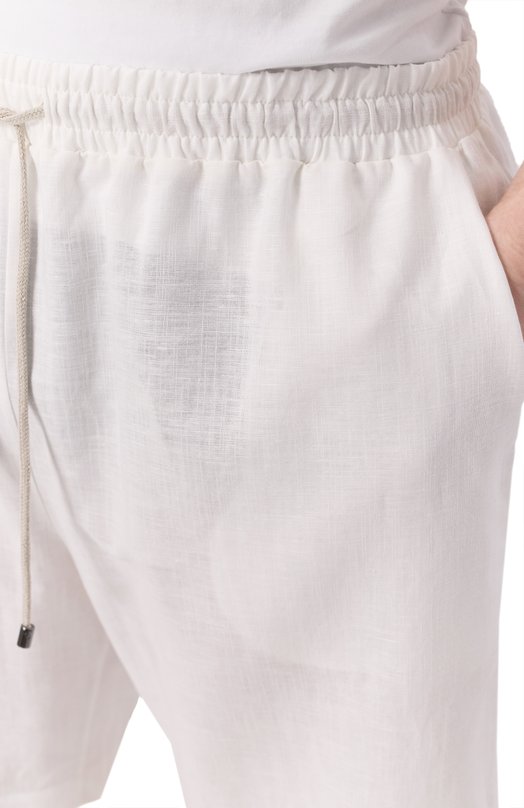 Шорты изо льна и хлопка Zimmerli 27100 Белый  27100 Фото 5