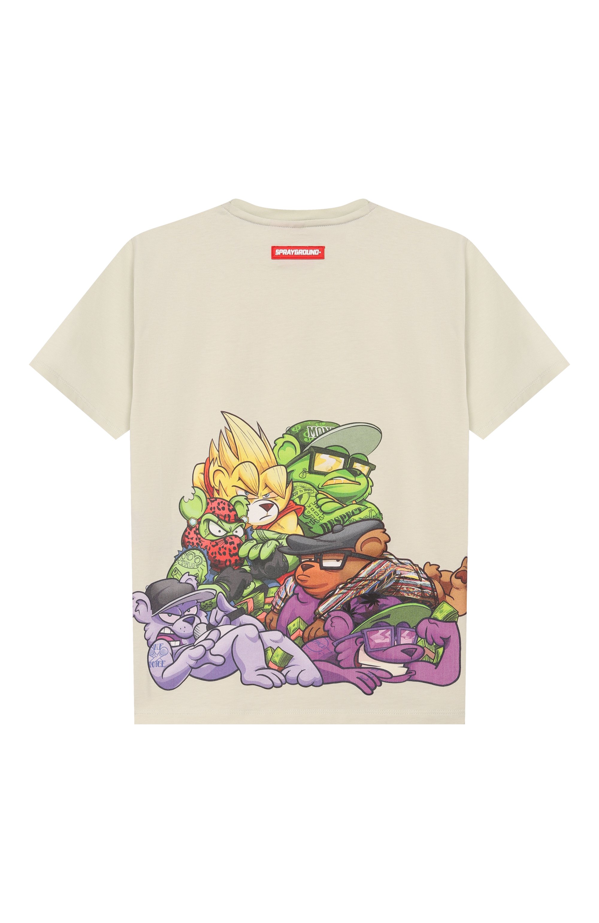 Хлопковая футболка SPRAYGROUND, арт. SPY1420SAGE/SH0W THE SHARK SAGE REGULAR T-SHIRT, фото 2