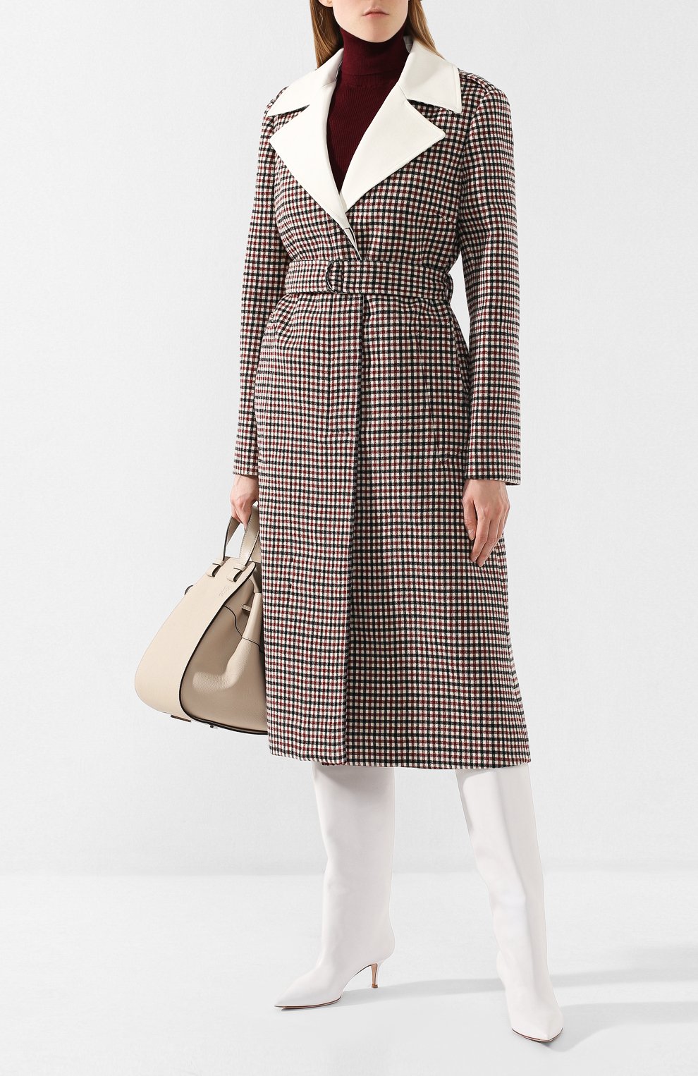 Шерстяное пальто CHLOÉ разноцветного цвета по цене 431000 руб., арт. CHC19AMA02066, фото 2 Шерстяное пальто CHLOÉ, арт. CHC19AMA02066, фото 2