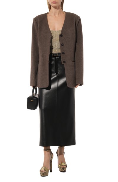 Босоножки из кожи питона GUCCI, арт. 371012 EKN00, фото 2