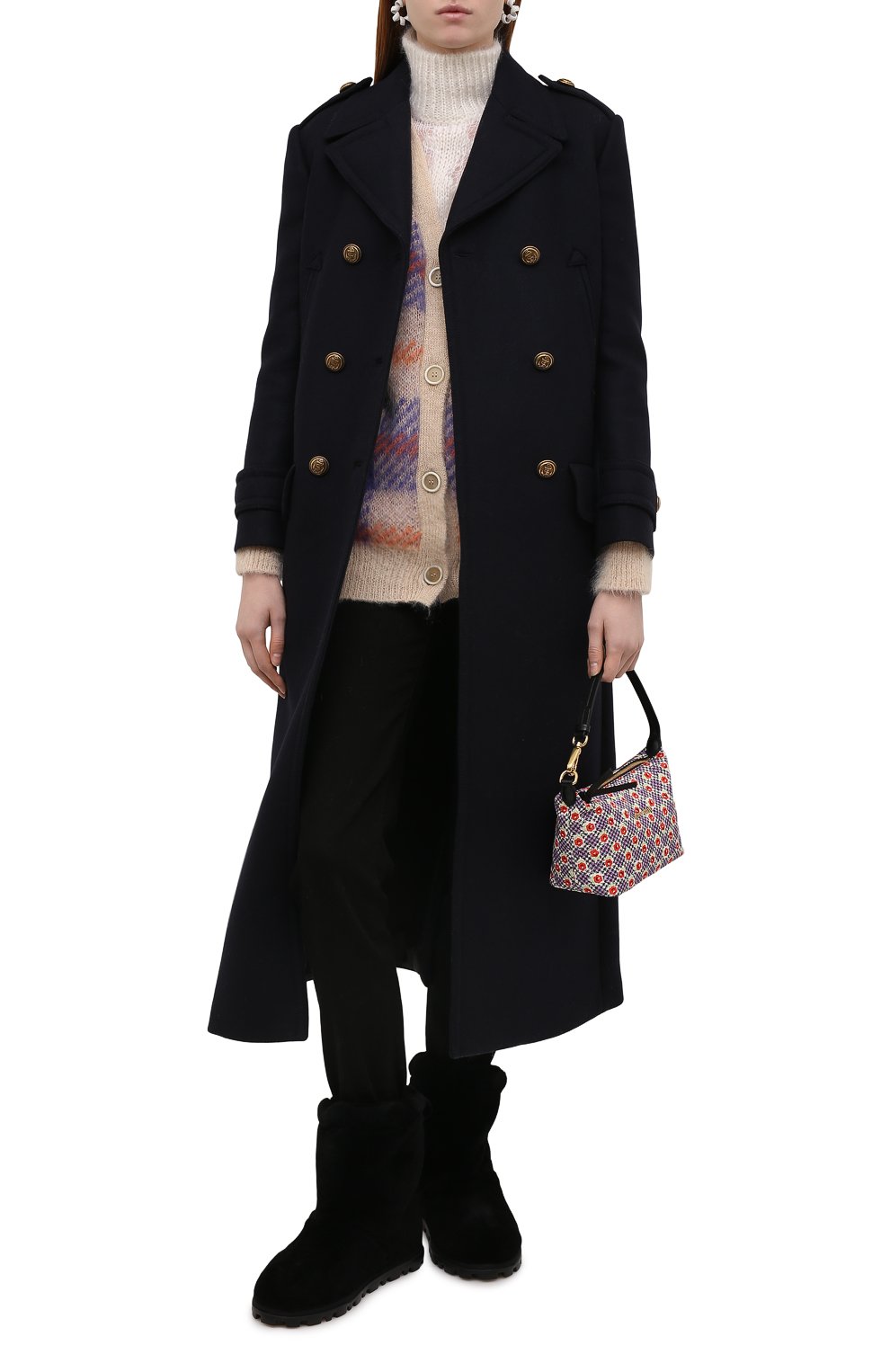 Шерстяное пальто MIU MIU, арт. MS1867-180-F0008, фото 2