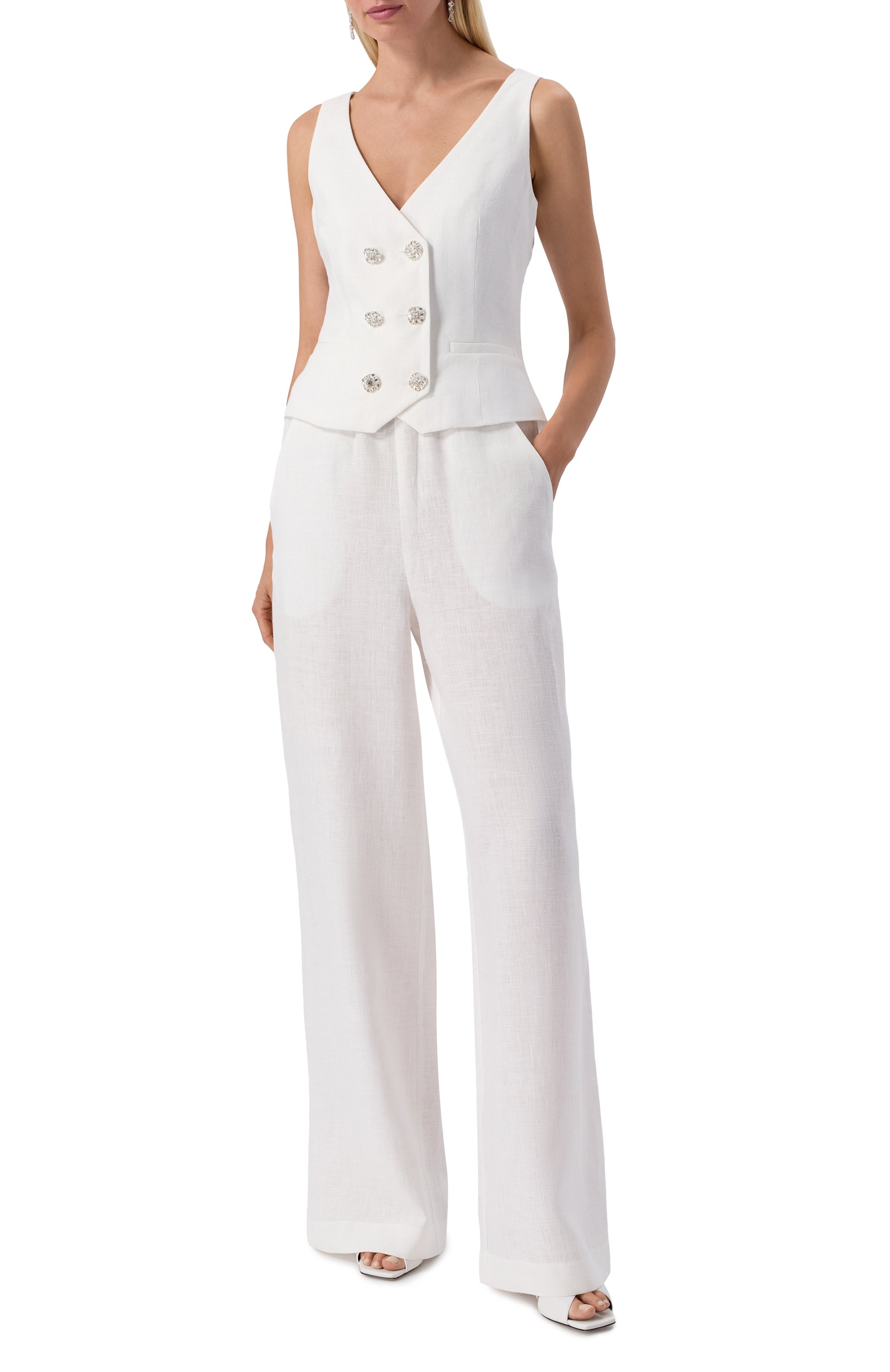 Льняные брюки ALINE, арт. AL123802, фото 2