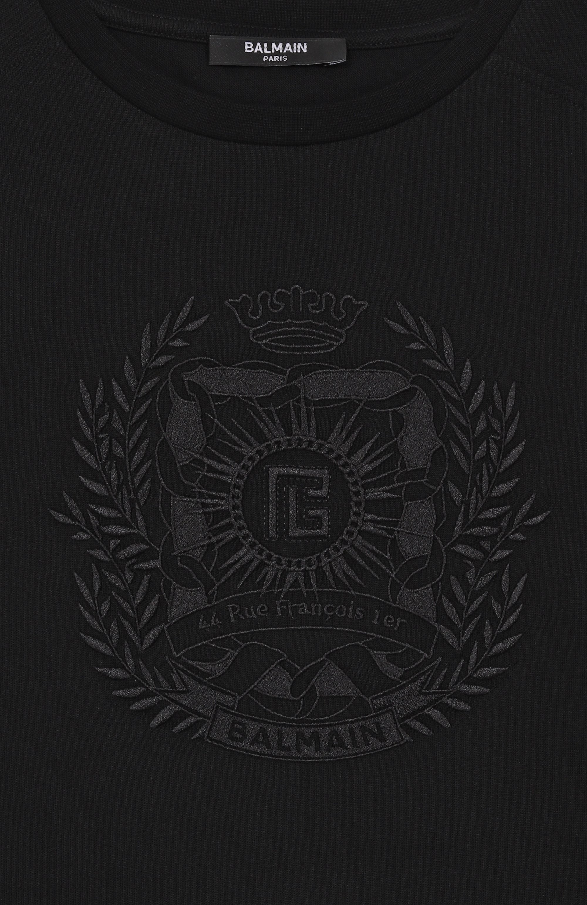 Хлопковая футболка BALMAIN, арт. BY8B21, фото 3