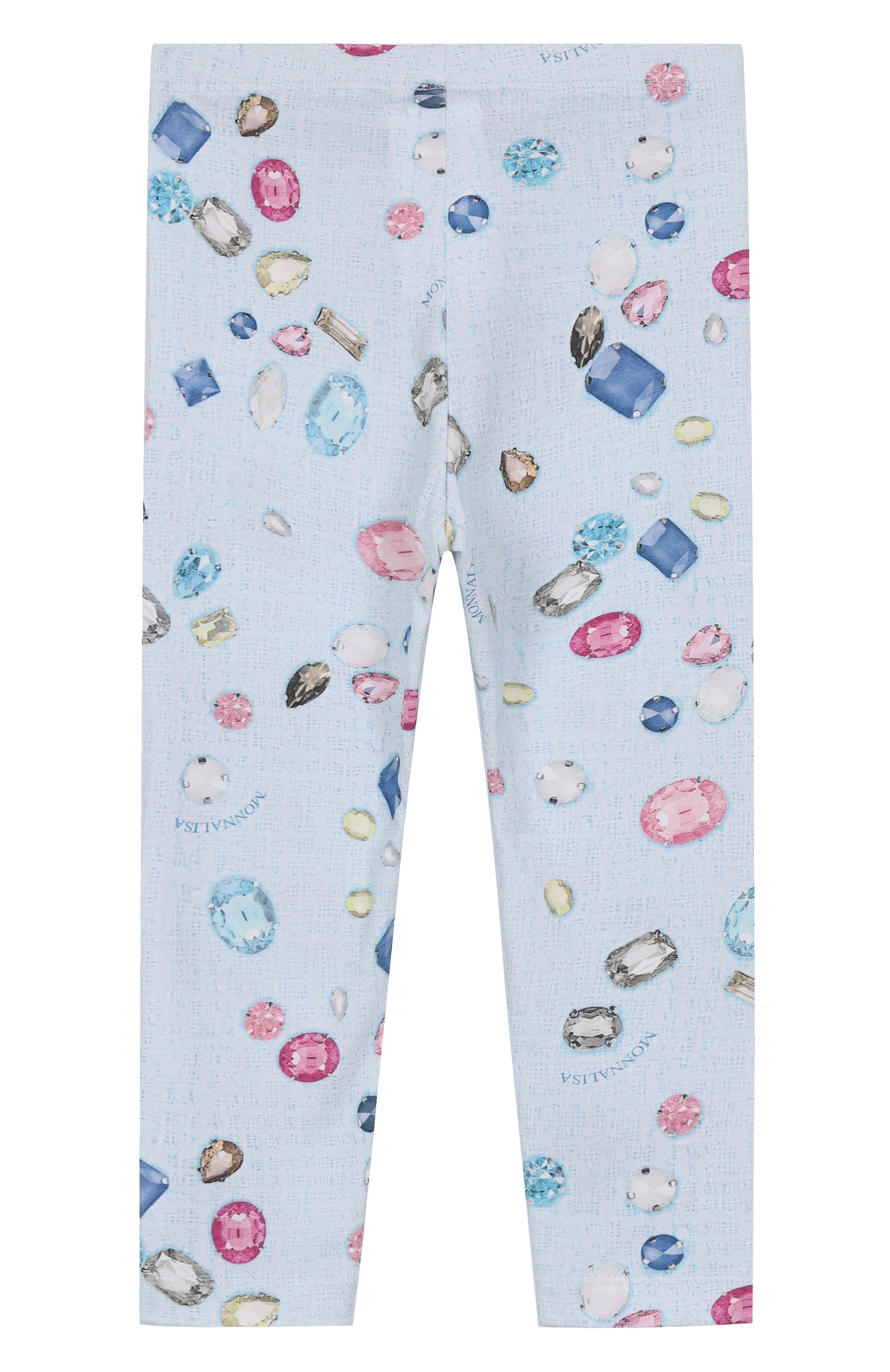 Хлопковые легинсы MONNALISA, арт. 19F410NP, фото 2