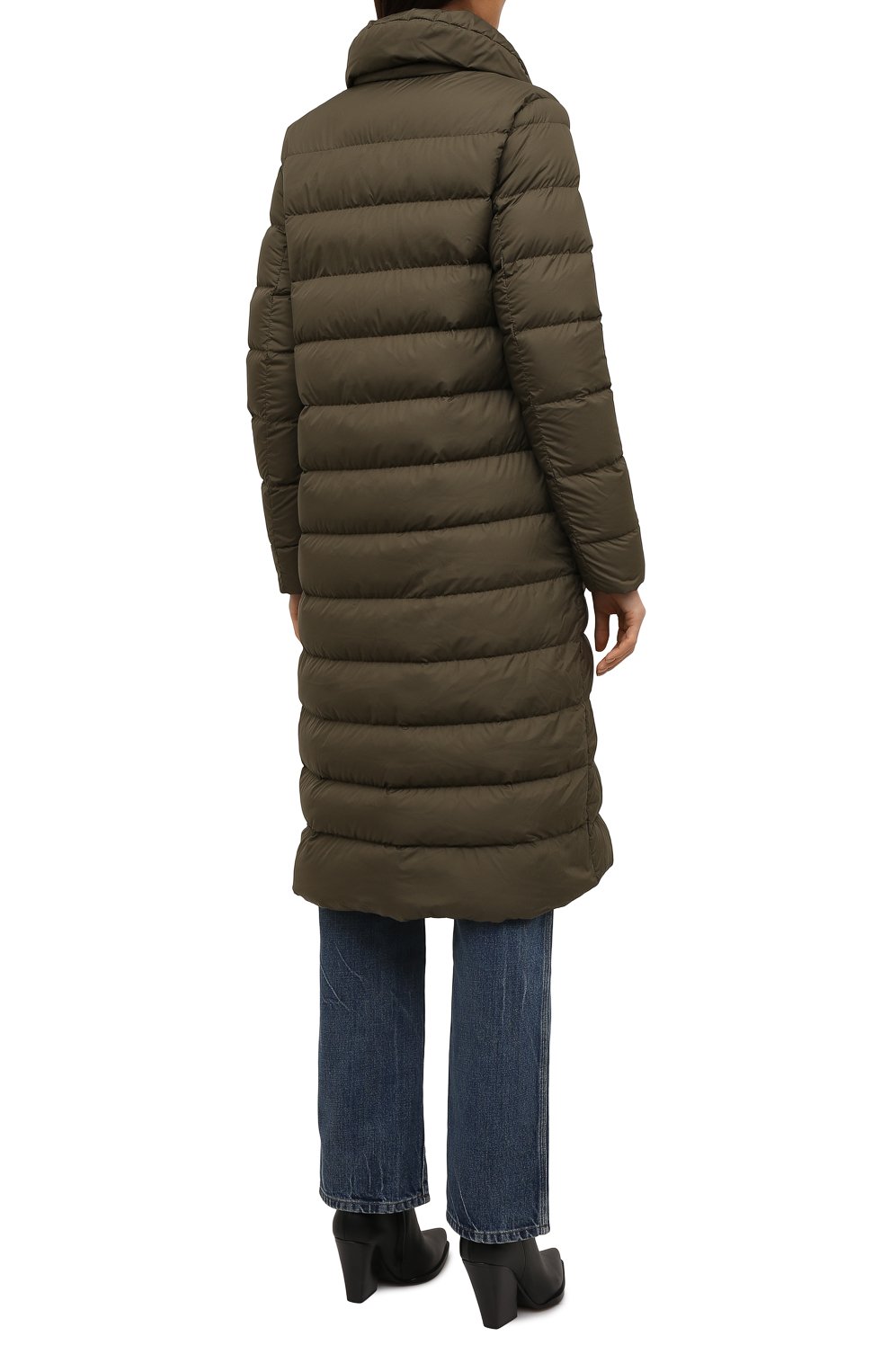 Пуховик WOOLRICH темно-зеленого цвета по цене 56700 руб., арт. CFWW0U0509FR/UT2635, фото 4 Пуховик WOOLRICH, арт. CFWW0U0509FR/UT2635, фото 4