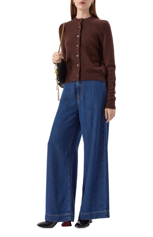 Лакированные ботильоны Janis 80 Chloé CH25A11JSG Чёрный  CH25A11JSG Фото 3