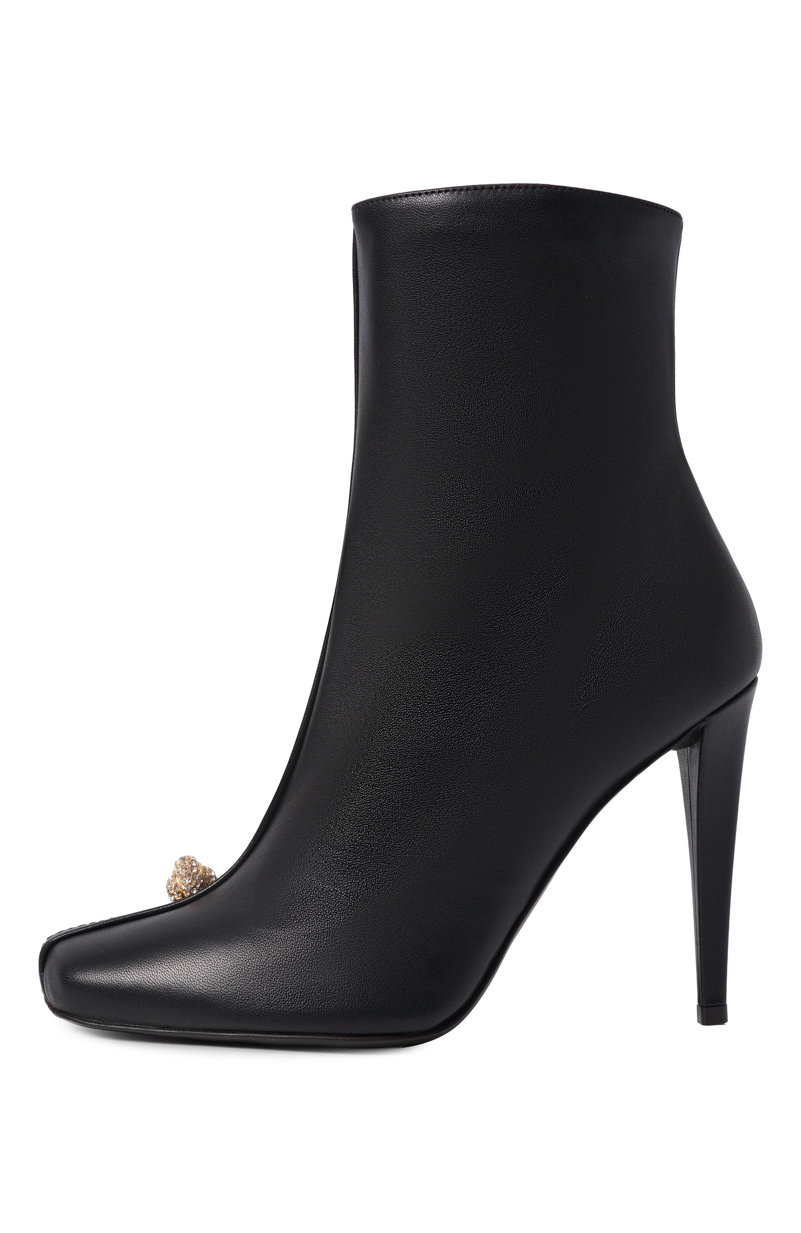 Кожаные ботильоны enigme 105 GIUSEPPE ZANOTTI DESIGN черного цвета по цене 174000 руб., арт. I670016, фото 4 Кожаные ботильоны enigme 105 GIUSEPPE ZANOTTI DESIGN, арт. I670016, фото 4