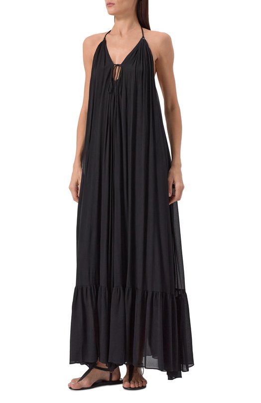 Платье из вискозы Pinko 104688/A2E9 Чёрный  104688/A2E9 Фото 3