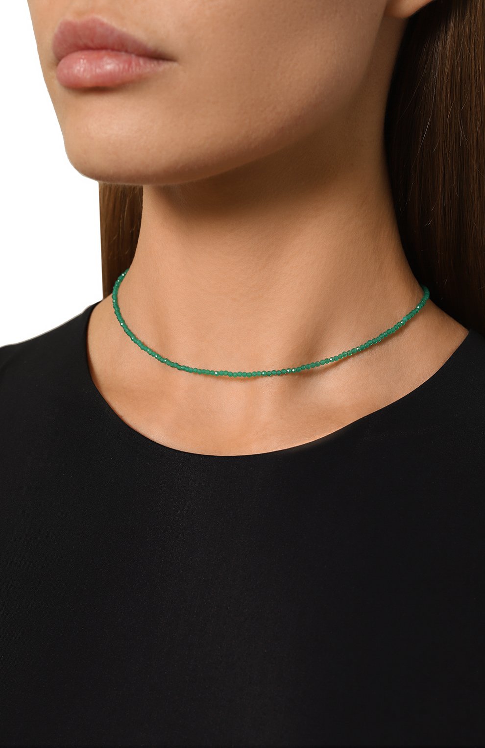 Ожерелье surfer's babe с хризопразом MOONKA, арт. sb-nl-ch, фото 2