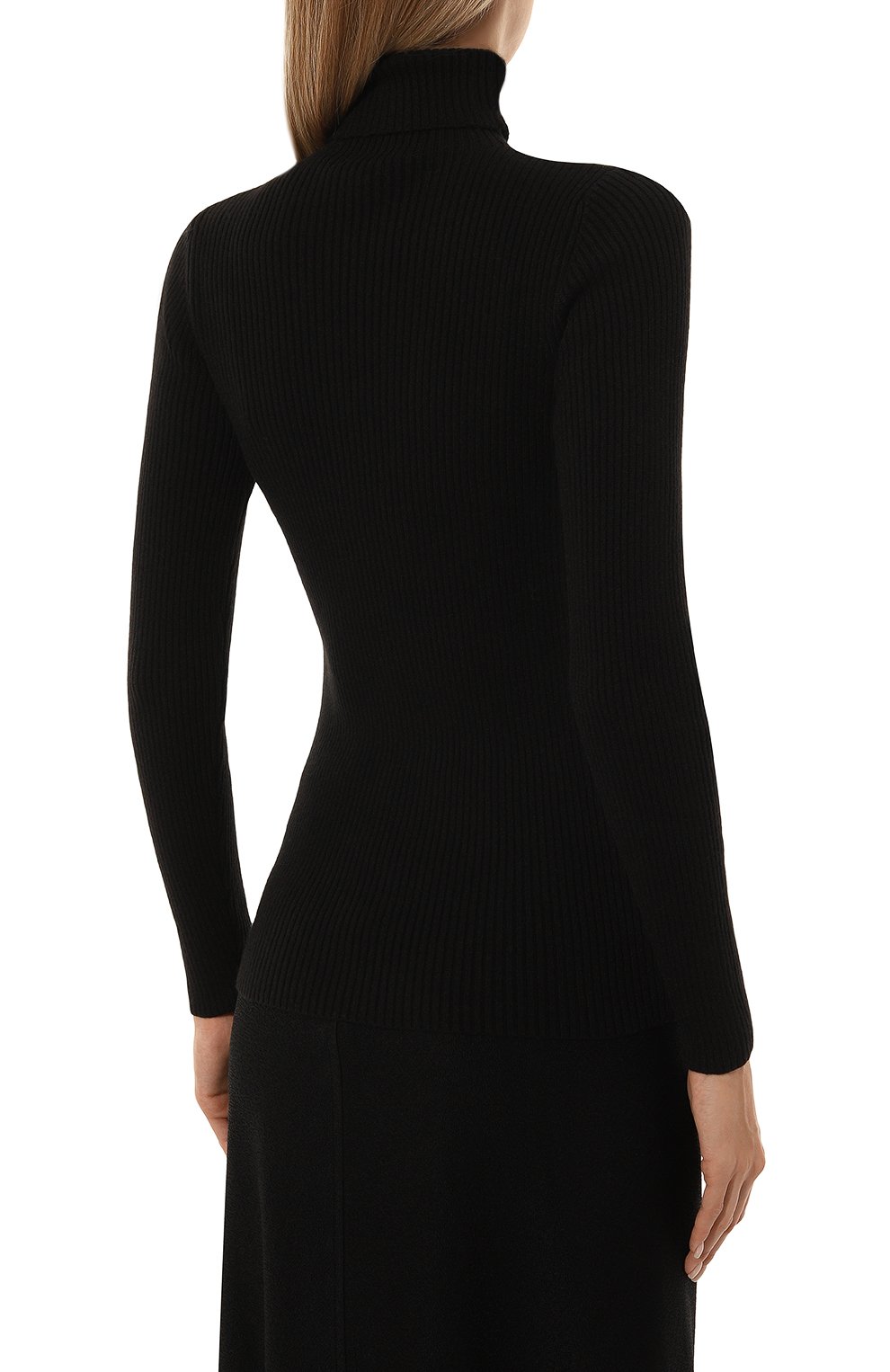 Водолазка PIETRO BRUNELLI черного цвета по цене 15100 руб., арт. MAM080/VIM038/9999, фото 4 Водолазка PIETRO BRUNELLI, арт. MAM080/VIM038/9999, фото 4