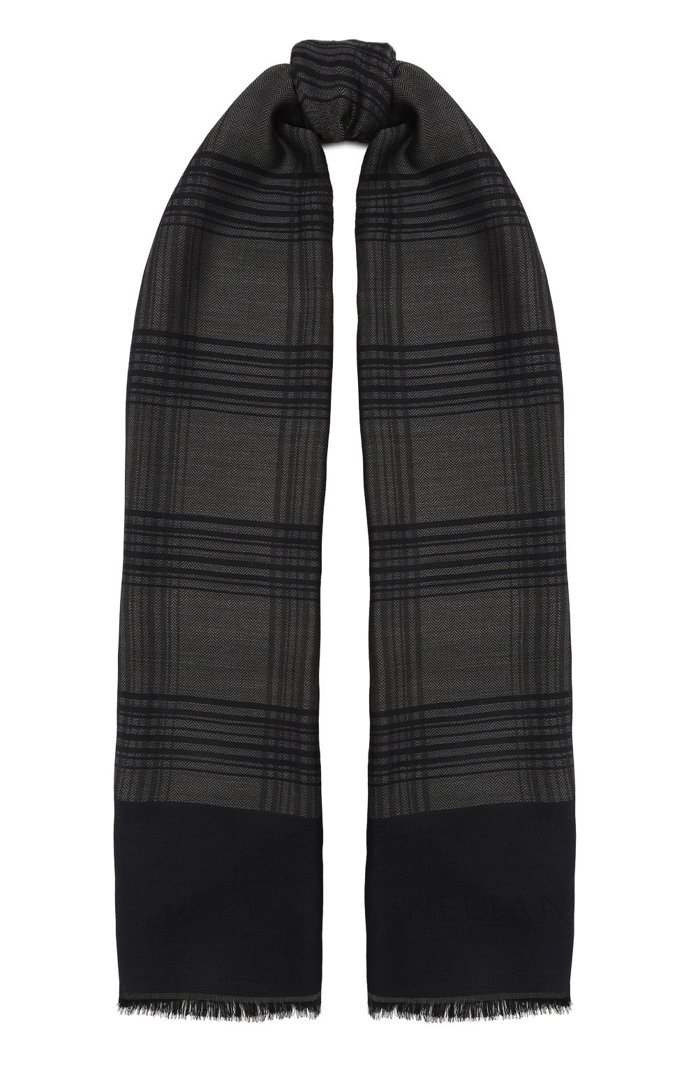 Шарф CORNELIANI серого цвета по цене 24100 руб., арт. 92B339-3829002, фото 1 Шарф CORNELIANI, арт. 92B339-3829002, фото 1