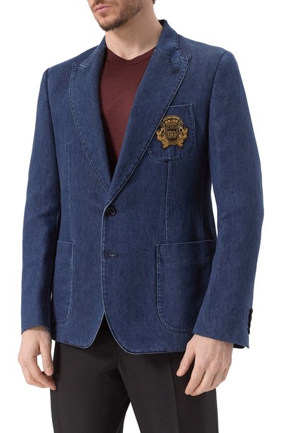 Джинсовый пиджак DOLCE & GABBANA, арт. G2UQ7Z/G8MH1, фото 5