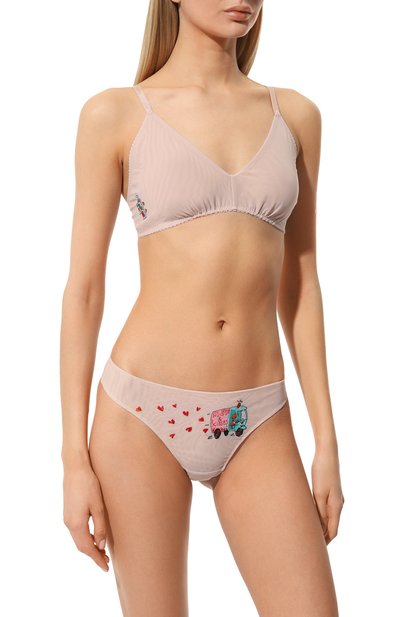 Бюстгальтер с мягкой чашкой LOVE & SWANS розового цвета по цене 5500 руб., арт. LGT75CD, фото 2 Бюстгальтер с мягкой чашкой LOVE & SWANS, арт. LGT75CD, фото 2