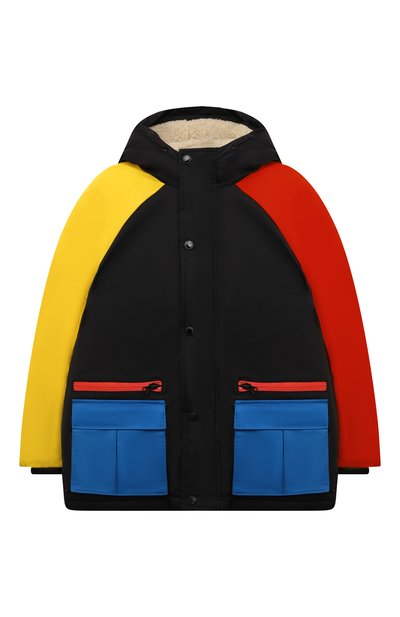 Пуховик STELLA MCCARTNEY разноцветного цвета по цене 18400 руб., арт. 603319/SRK56, фото 1 Пуховик STELLA MCCARTNEY, арт. 603319/SRK56, фото 1