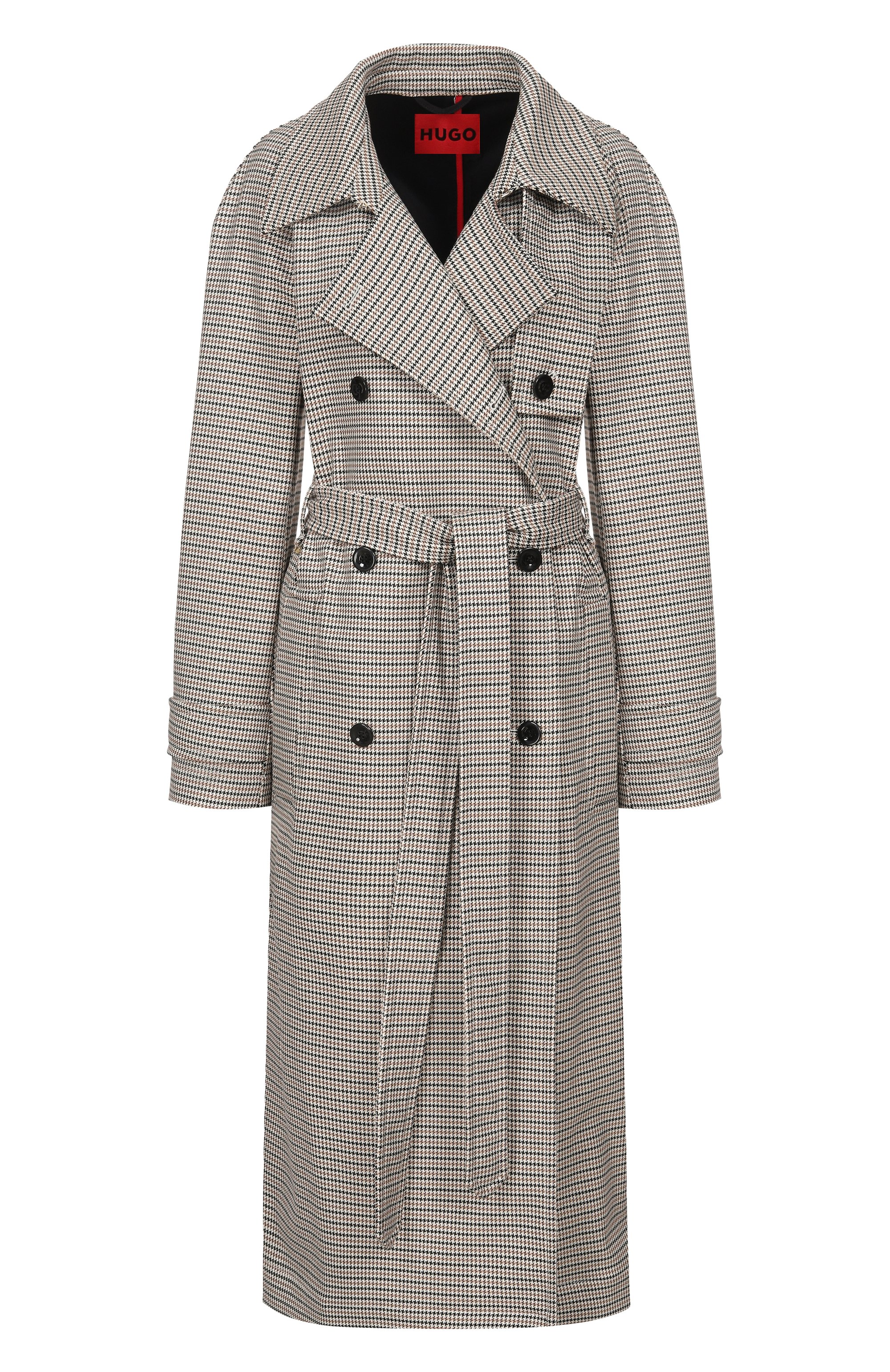 Тренч HUGO бежевого цвета по цене 59950 руб., арт. 50558428, фото 1 Тренч HUGO, арт. 50558428, фото 1