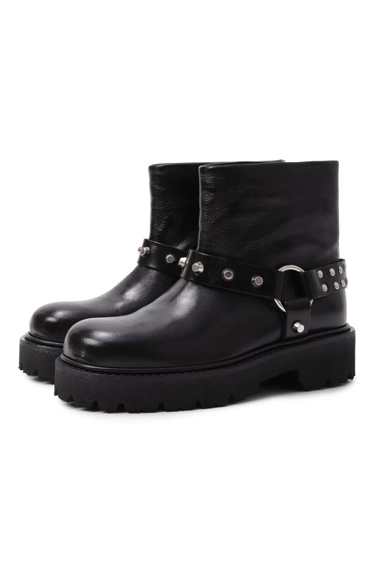 Кожаные ботинки Mattia Capezzani W522/TEBE LUX STREET Чёрный W522/TEBE LUX STREET
