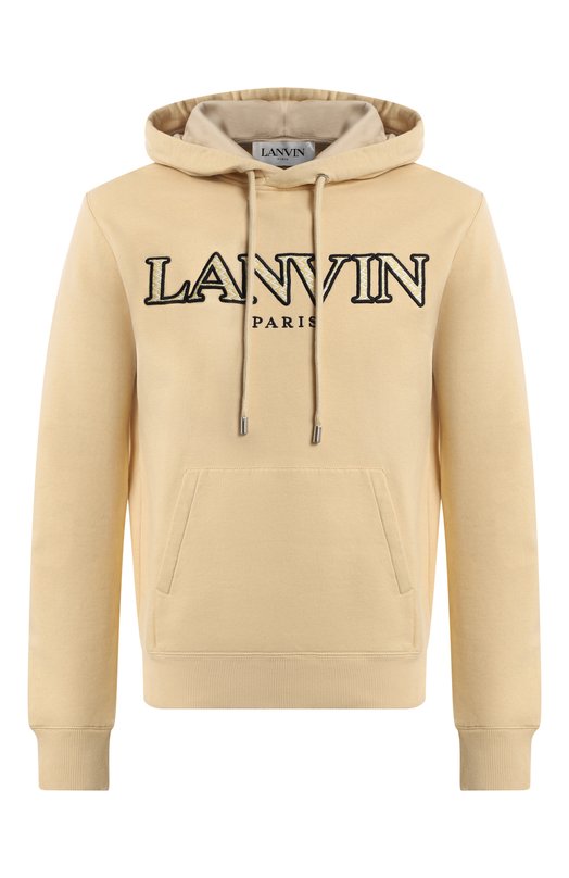 

Хлопковое худи Lanvin, Бежевый