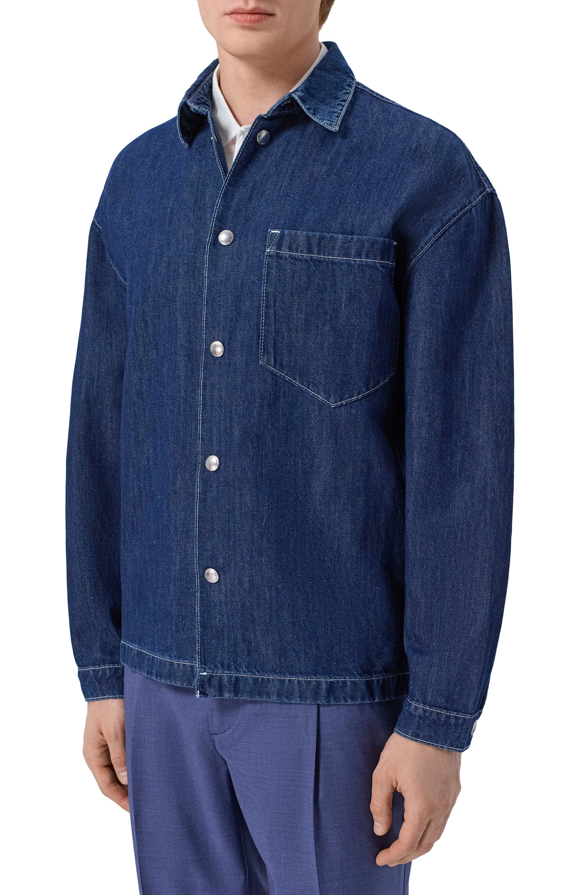 Джинсовая рубашка 7 FOR ALL MANKIND, арт. 7T7A0U03-3BJ, фото 3