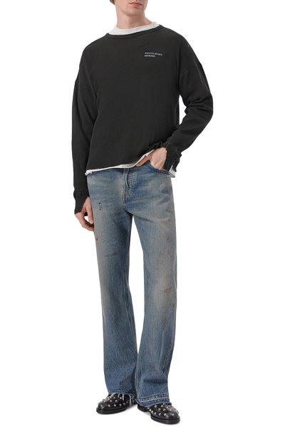 Джинсы elvis texas flare ENFANTS RICHES DEPRIMES синего цвета по цене 233000 руб., арт. 050-426, фото 2 Джинсы elvis texas flare ENFANTS RICHES DEPRIMES, арт. 050-426, фото 2