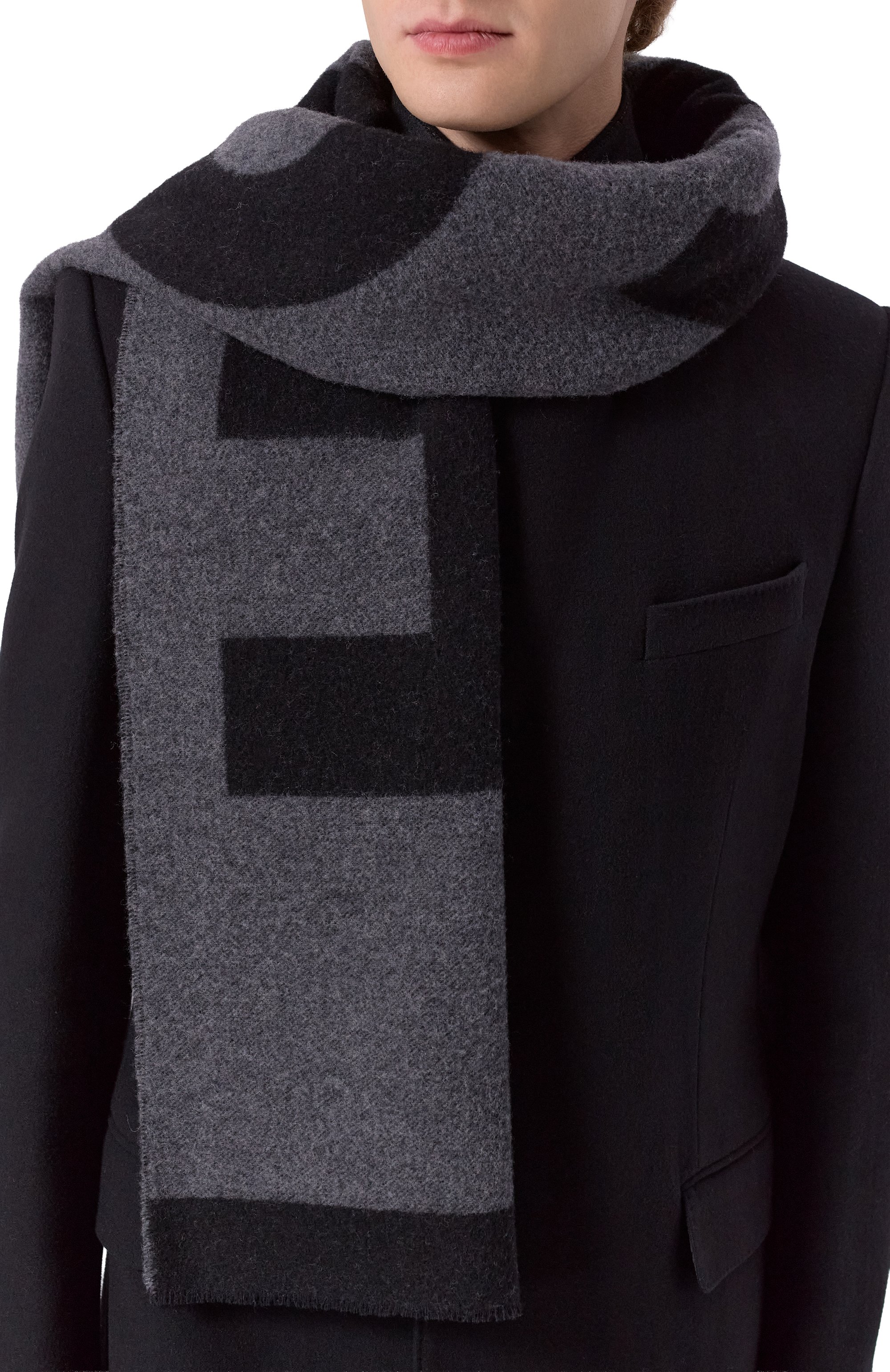 Шерстяной шарф HUGO, арт. 50524767, фото 2