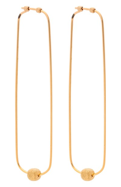 Серьги BRUNELLO CUCINELLI золотого цвета по цене 158000 руб., арт. M0RW9LA32, фото 3 Серьги BRUNELLO CUCINELLI, арт. M0RW9LA32, фото 3