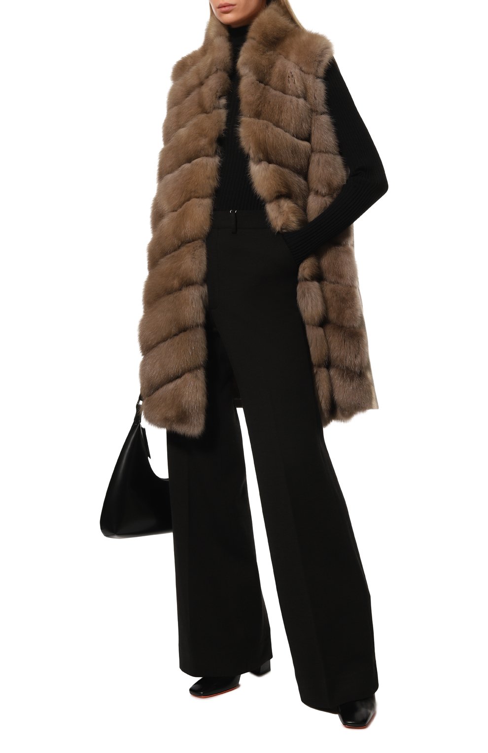 Жилет из кашемира и меха соболя FURLAND, арт. 0203412610012200007, фото 2