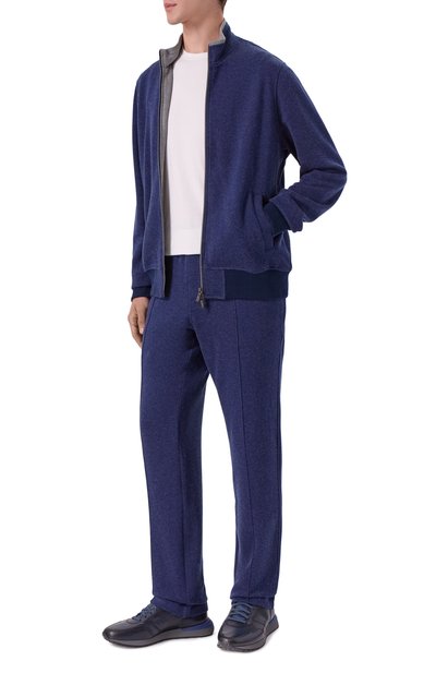 Кожаные кроссовки MAGNANNI темно-синего цвета по цене 49950 руб., арт. 26313/YUKI, фото 2 Кожаные кроссовки MAGNANNI, арт. 26313/YUKI, фото 2