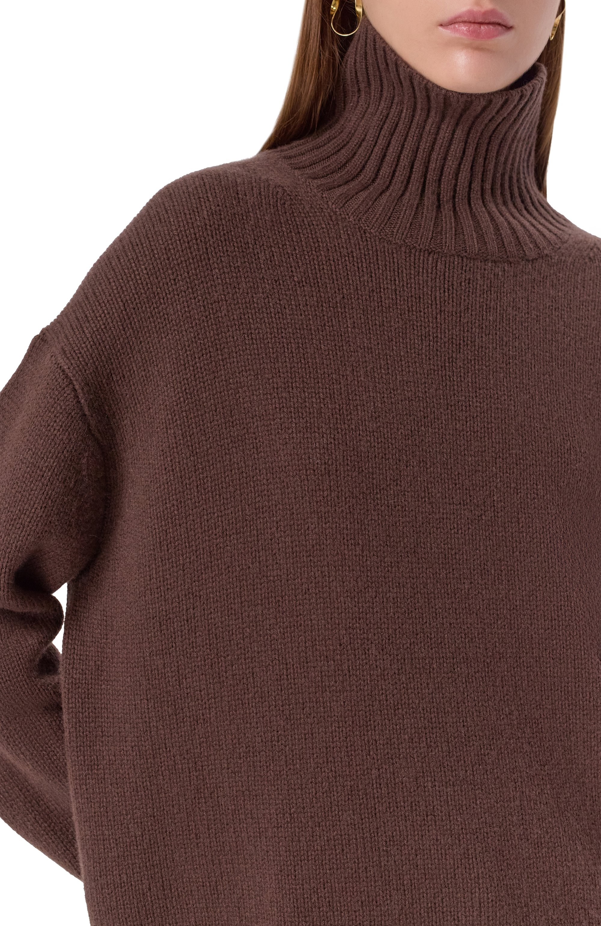 Кашемировый свитер FTC коричневого цвета по цене 79200 руб., арт. 920-0221, фото 5 Кашемировый свитер FTC, арт. 920-0221, фото 5