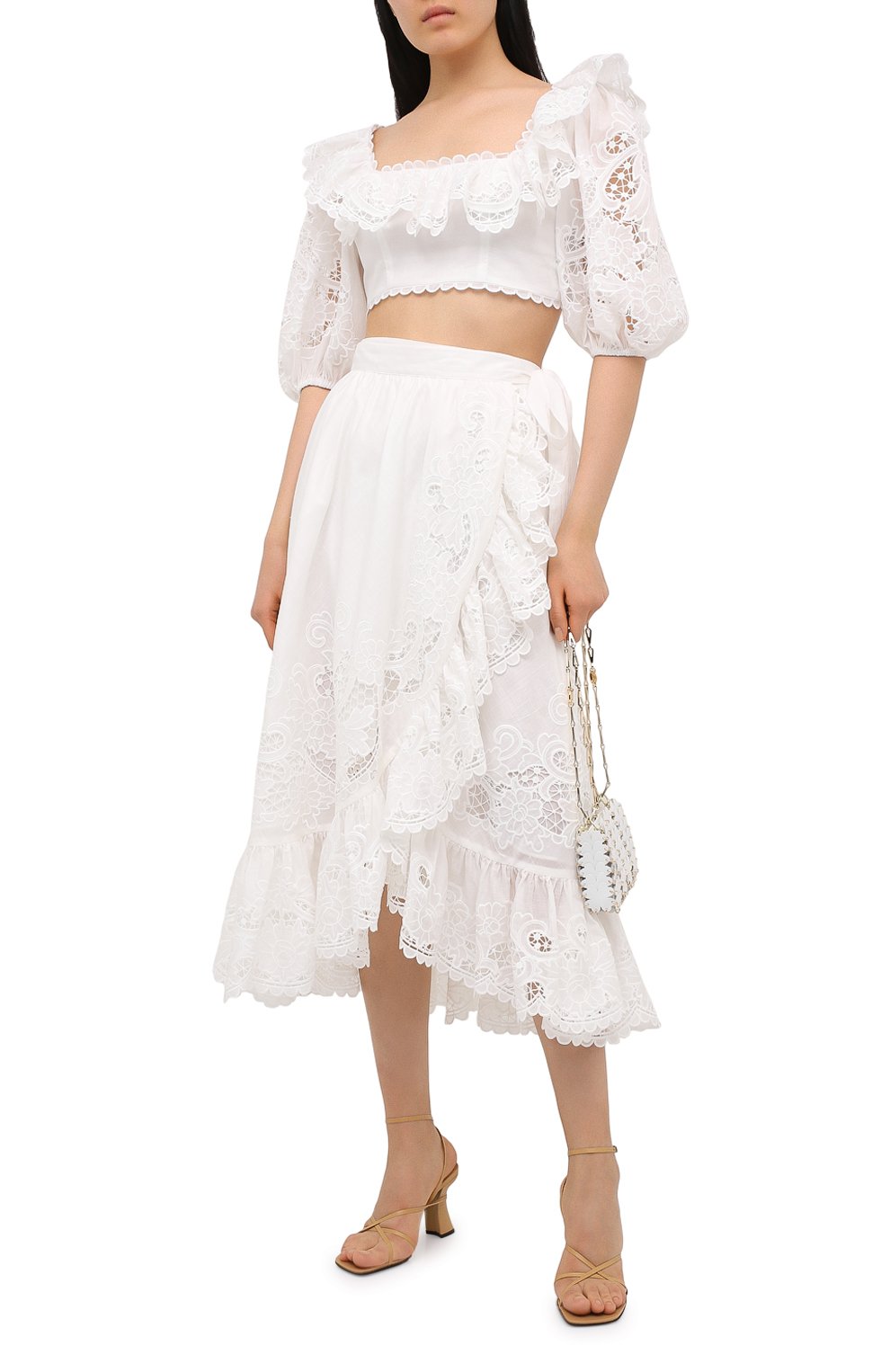 Хлопковый топ ZIMMERMANN, арт. 9840TLLU, фото 2