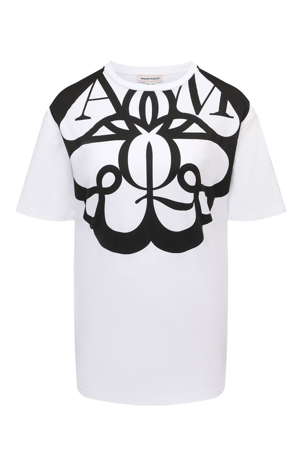 Хлопковая футболка ALEXANDER MCQUEEN, арт. 659987/QZAC6, фото 1