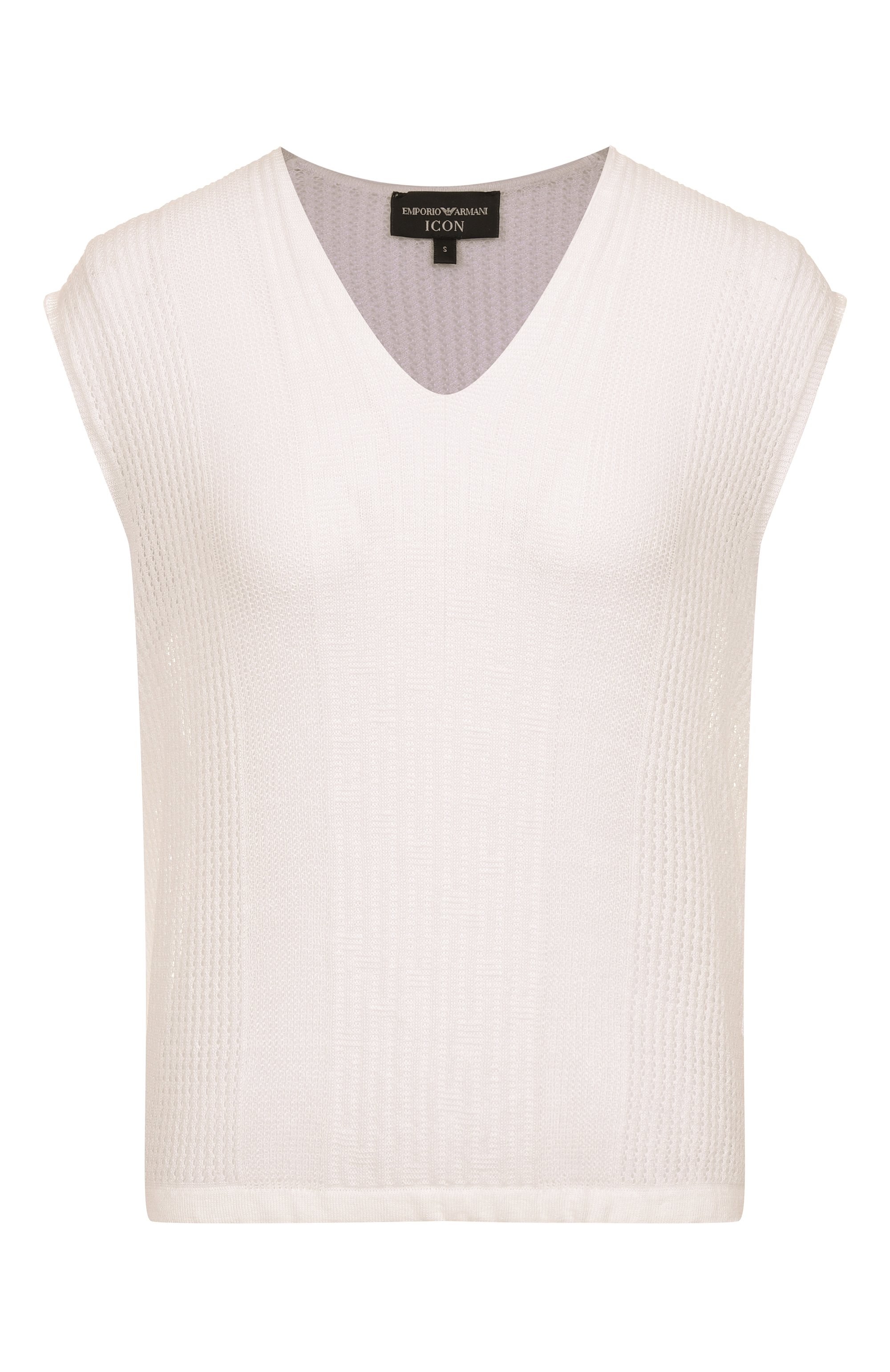 Топ изо льна и хлопка EMPORIO ARMANI, арт. EW001751/AF15938, фото 1