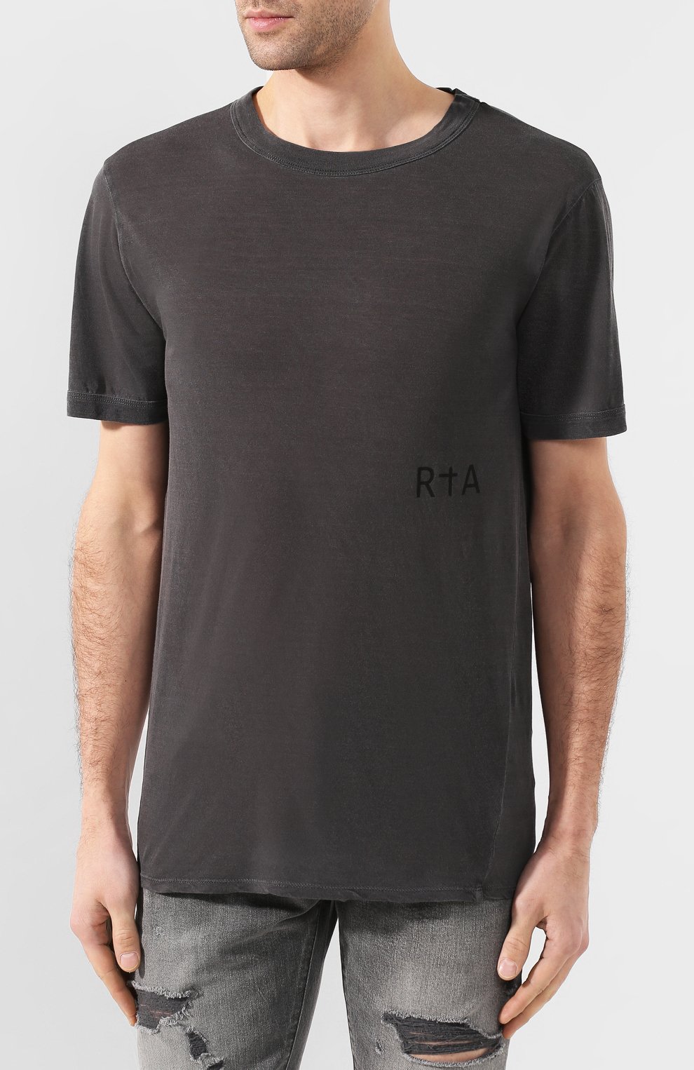 Хлопковая футболка RTA, арт. MH9347-712120BK, фото 3