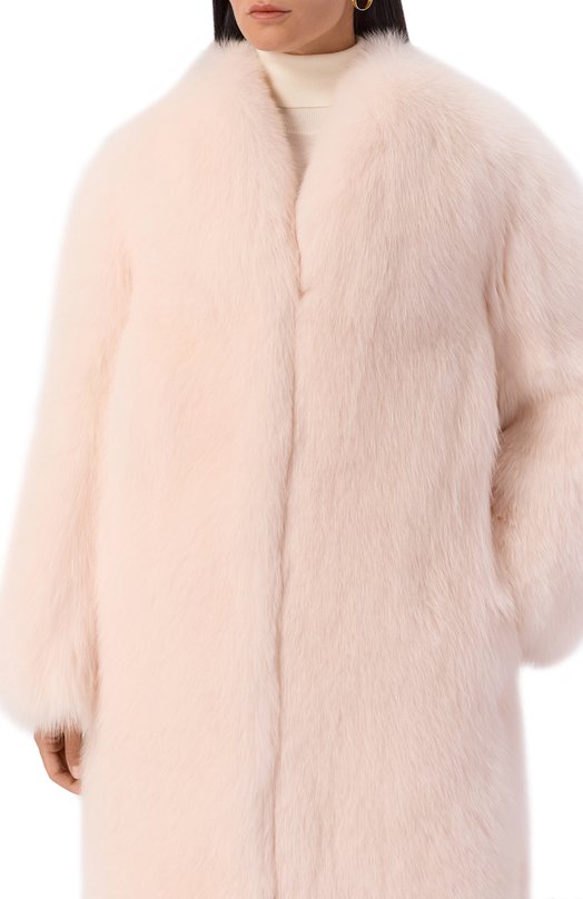 Шуба из меха песца Русский мех 53 PM Бежевый  53 PM Фото 5