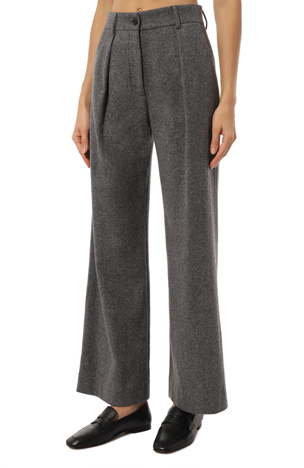 Брюки из шерсти и шелка ANTONELLI FIRENZE серого цвета по цене 59950 руб., арт. K8017M/883C, фото 3 Брюки из шерсти и шелка ANTONELLI FIRENZE, арт. K8017M/883C, фото 3